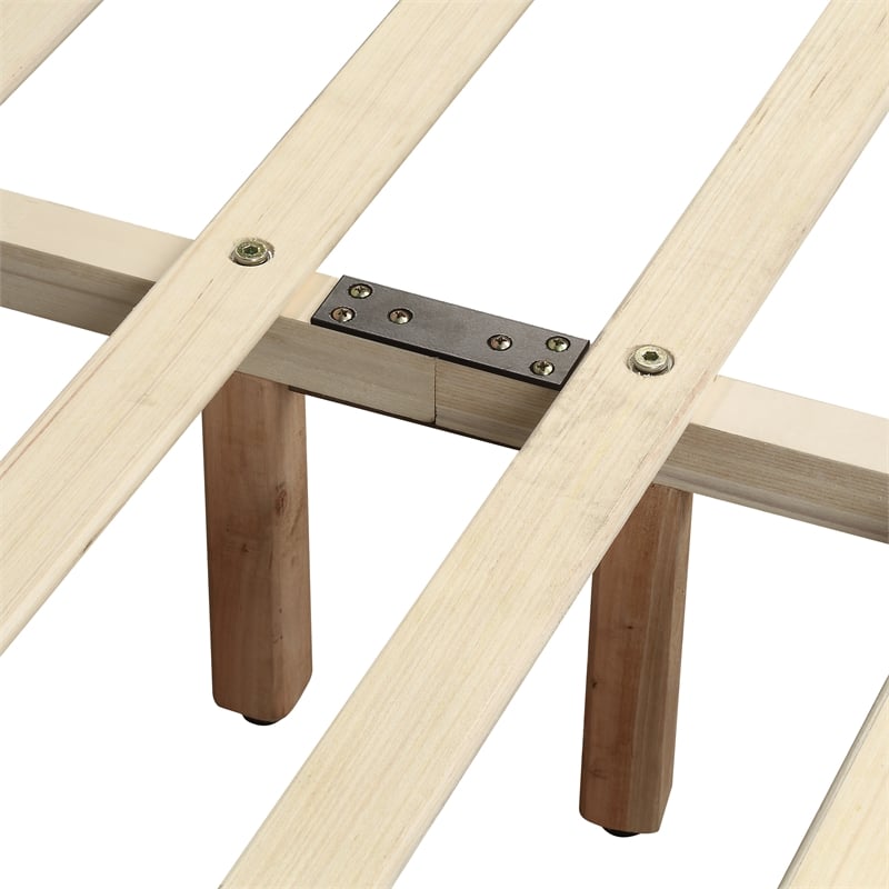 Furniture of America Harper Fabric Upholstered Queen Bed in Beige