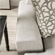 Furniture of America Wendl Transitional Fabric Nailhead Trim Sofa in Light Gray