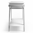 Furniture of America Becti Contemporary Wood 1-Drawer Sofa Table in White