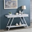 Furniture of America Becti Contemporary Wood 1-Drawer Sofa Table in White