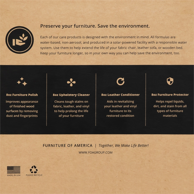 Furniture of America Cyndi Glam Fabric Upholstered Pink Dresser and Care Kit