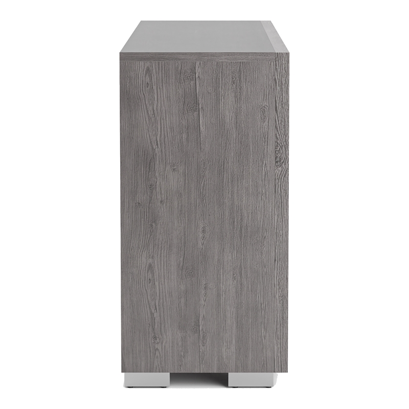 Furniture of America Iden Transitional Wood 6-Drawer Dresser in Gray