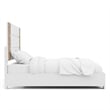 Furniture of America Erla Wood Panel California King Bed in White and Natural