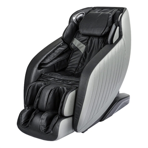 Koppla Black Faux Leather Zero Gravity Recliner 3D Programmable Massage Chair