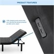 Patz Metal Black 2 Motor King Adjustable Bed & USB Outlet & 3 Pre-sets