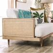 Furniture of America Kanan 2-Piece Solid Wood Sofa Set in Light Oak