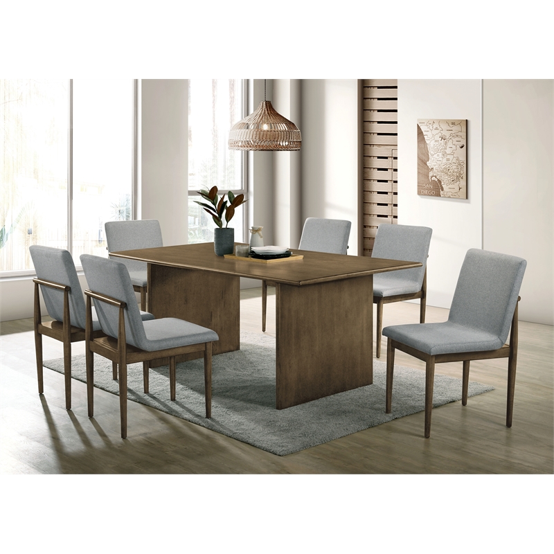 Solid wood 7 piece dining 2024 set