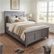 Furniture of America Ender Transitional Wood 2-Drawer Full Bed in Gray