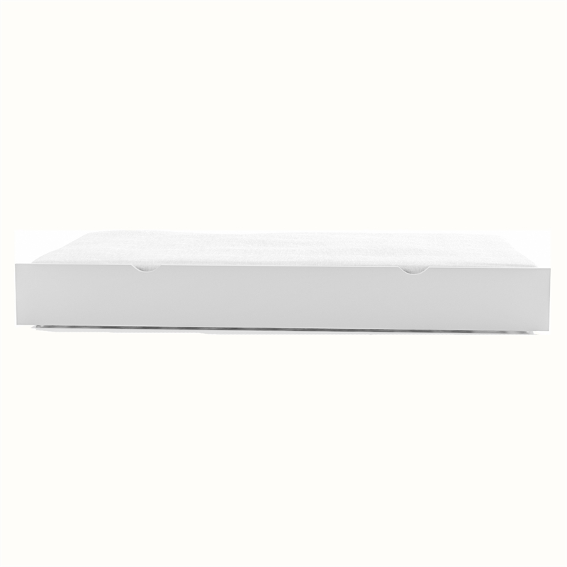 Furniture of America Haeley Solid Wood Antique White Twin Trundle