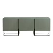 Furniture of America Haft Modern Wood 3-Cabinet TV Stand in Sage Green