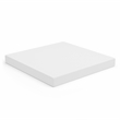 FOA Marc Gray Eastern King Faux Leather Bed with 8