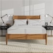 FOA Belkor Solid Wood Queen Platform Bed with 8