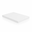 FOA Marc White Full Faux Leather Bed with 6