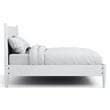 FOA Belkor Solid Wood White Full Platform Bed with 8