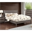 FOA Belkor Solid Wood Full Platform Bed with 12