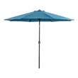Furniture of America Perth 11' Outdoor Patio Metal Patio Sherpa Blue Umbrella