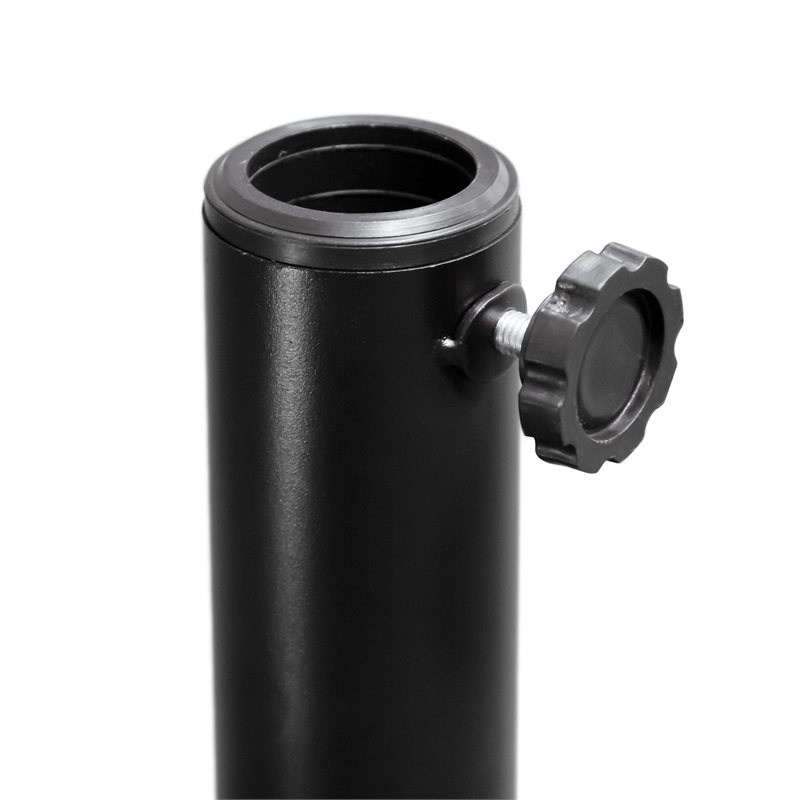 Furniture of America Bass Outdoor Patio Round Resin Black Umbrella Base