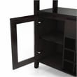 Furniture of America Elm Wood Buffet Table with Wine Rack in Espresso