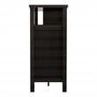Furniture of America Elm Wood Buffet Table with Wine Rack in Espresso