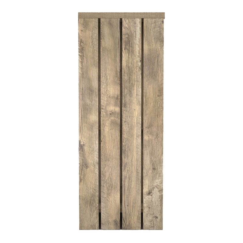 Furniture of America Levi Farmhouse Wood Bart Table in Weathered Oak