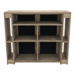 Furniture of America Levi Farmhouse Wood Bart Table in Weathered Oak
