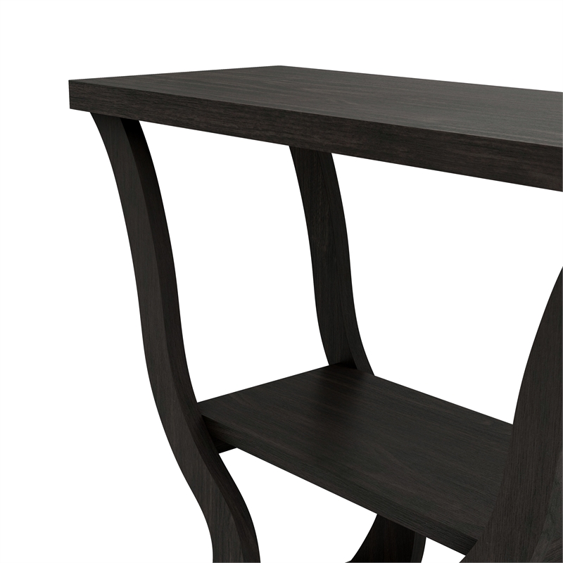 Furniture of America Bell Wood Console Sofa Entrance Table in Espresso