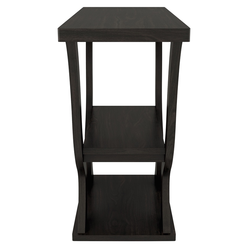 Furniture of America Bell Wood Console Sofa Entrance Table in Espresso