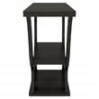 Furniture of America Bell Wood Console Sofa Entrance Table in Espresso