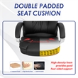 Furniture of America Kanji Faux Leather High Back Desk Chair in Black