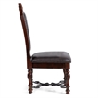 Furniture of America Exa Traditional Wood 5-Piece Dining Table Set in Cherry