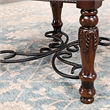Furniture of America Exa Traditional Wood 7-Piece Dining Table Set in Cherry