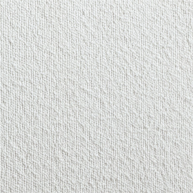 Furniture of America Tess Fabric Armchair with Curved Armrests in White