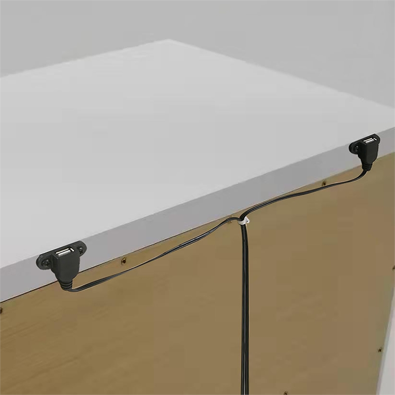 FOA Anaiya 3-Piece Contemporary Wood California King Storage Bed Set in White