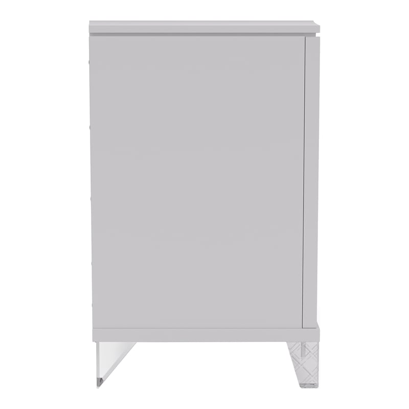 FOA Anaiya 3-Piece Contemporary Wood California King Storage Bed Set in White