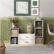 Furniture of America Seni Stackable Wood 2-Drawer Bookcase in White