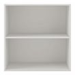 Furniture of America Seni Stackable Wood 2-Shelf Bookcase in White