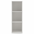 Furniture of America Seni Stackable Wood 3-Cube Bookcase in White