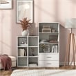 Furniture of America Seni Stackable Wood 3-Cube Bookcase in White