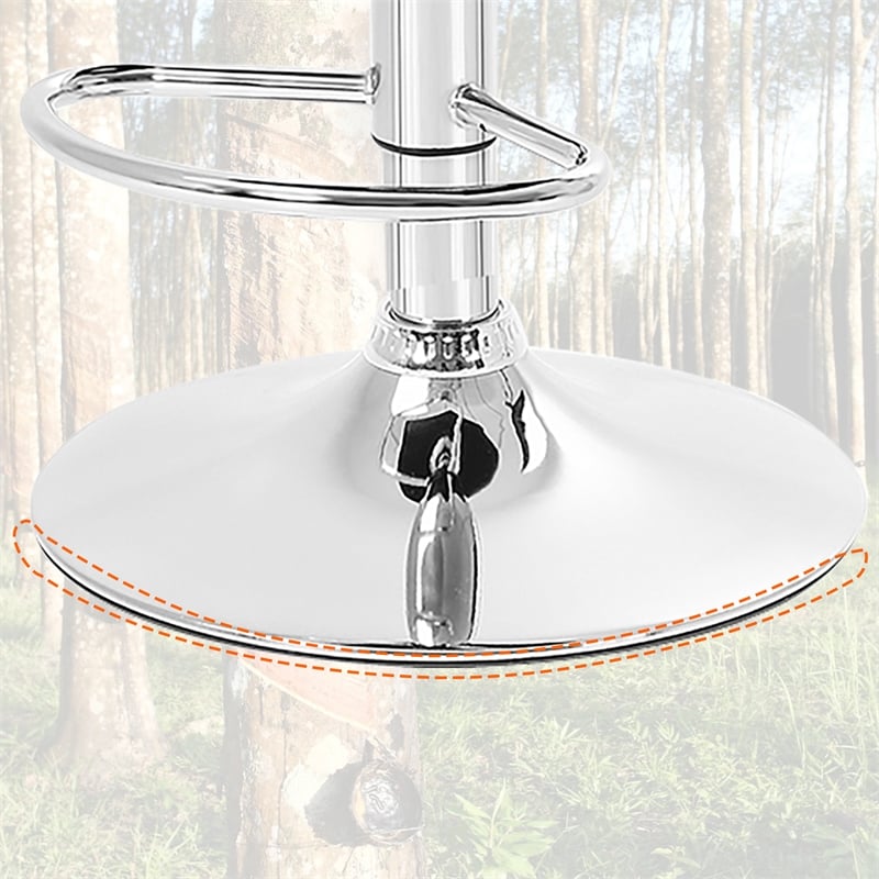 Furniture of America Barch Faux Leather Adjustable Black Bar Stools (Set of 2)