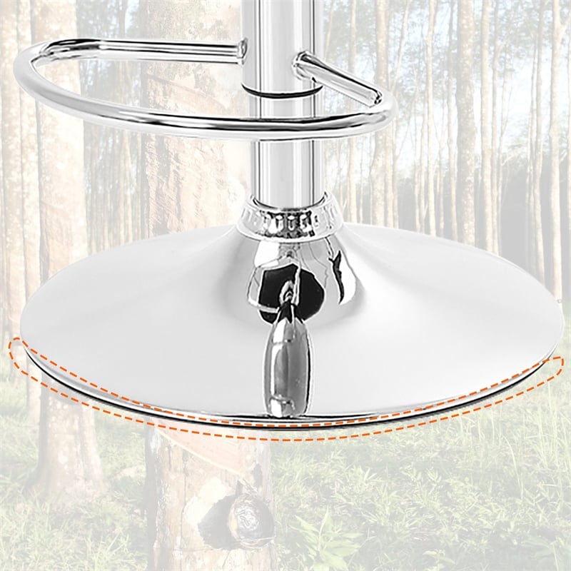 Furniture of America Barch Faux Leather Adjustable Red Bar Stools (Set of 2)