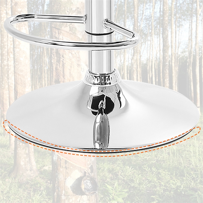 Furniture of America Barch Faux Leather Adjustable White Bar Stools (Set of 2)