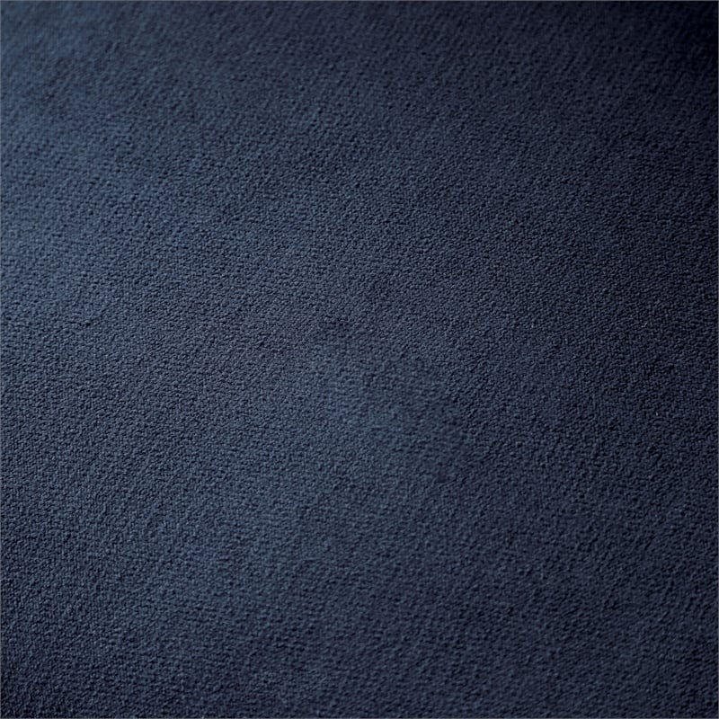 Furniture of America Moin Fabric Upholstered Track Arm 2-Piece Sofa Set in Navy