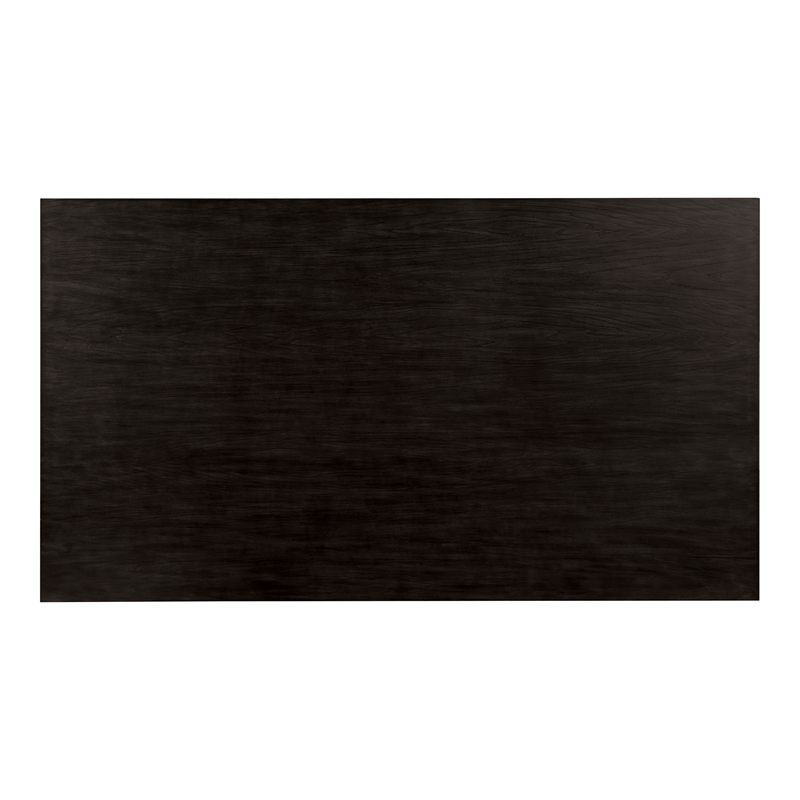 Furniture of America Leen Transitional Wood Rectangle Dining Table in Black