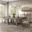 Furniture of America Atola Rustic Wood 5-Piece Dining Set in Gray