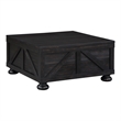 Furniture of America Zula Wood Hidden Storage Coffee Table in Black