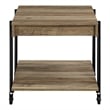 Furniture of America Acres Wood Rustic Oak 3-Piece Coffee Table Set with Wheels