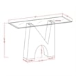 Furniture of America Fern Metal and Glass Top 3-Piece Coffee Table Set in Black