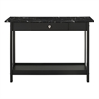 Furniture of America Histe Wood Storage 4-Piece Coffee Table Set in Black