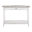 Furniture of America Histe Wood Storage 4-Piece Coffee Table Set in White