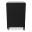 Furniture of America Vriam 3pc Black Fabric Bedroom Set - Queen + 2 Nightstands